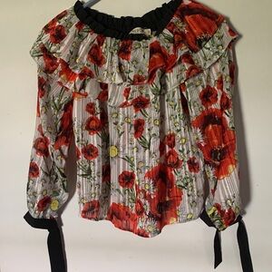 Mebon By Machine Jeans Chic Floral Off-Shoulder Blouse